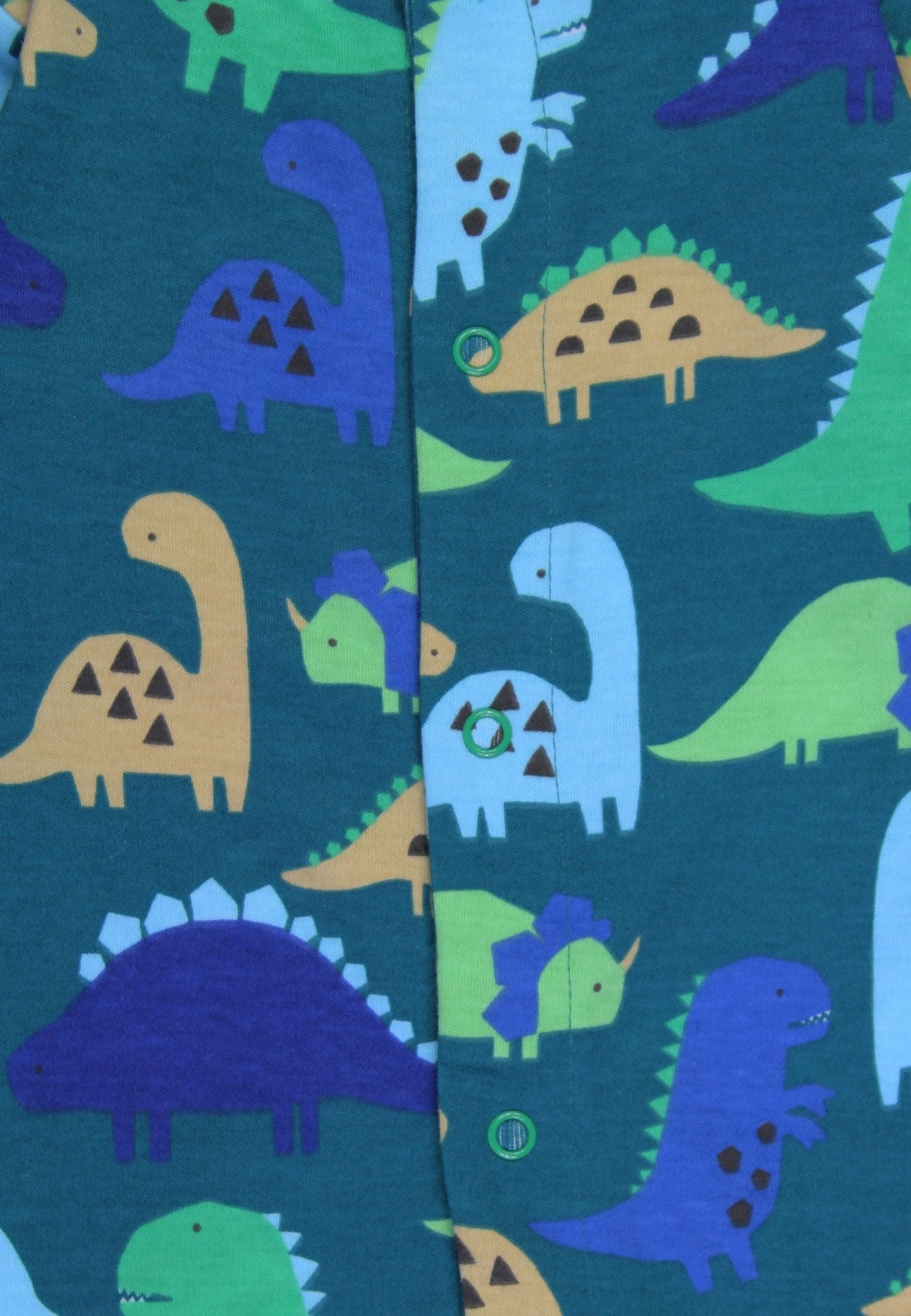 Organic Tonal Dinosaur Print Sleepsuit