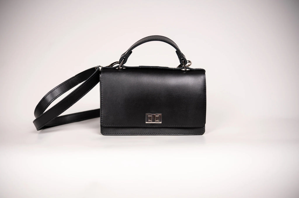Elegant Everyday Briefcase - Premium Natural Leather with Customizable Clasp and Comprehensive Features by Zelma Kraft at www.brixbailey.com