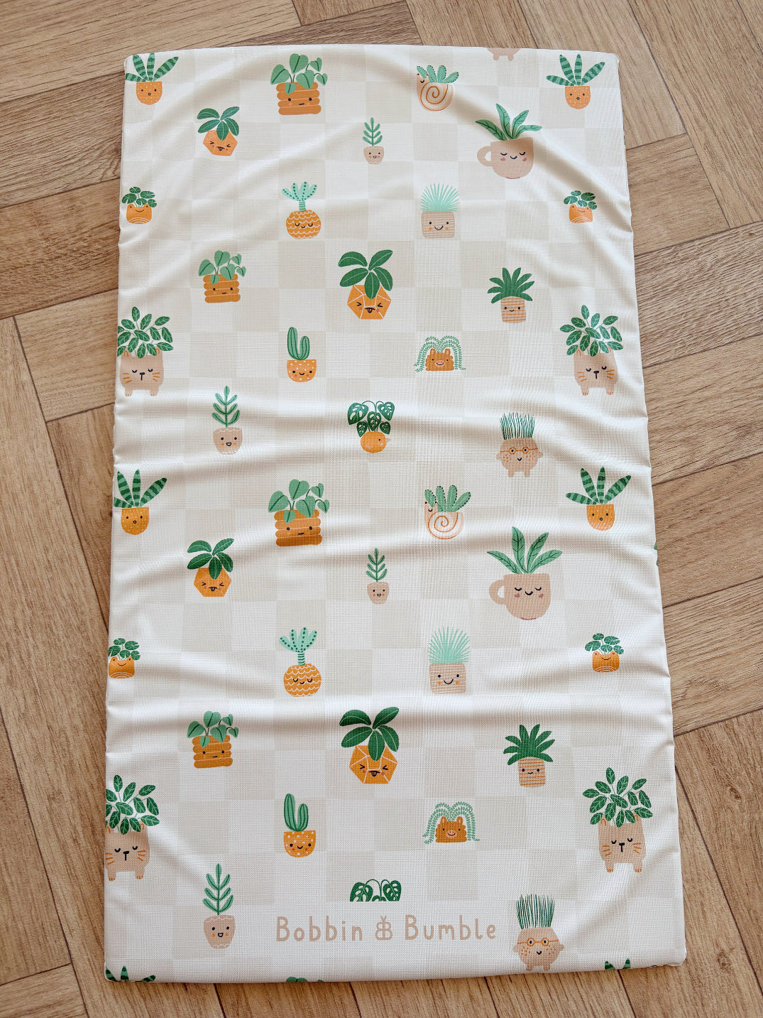 Travel Changing Mat - Pot Plants