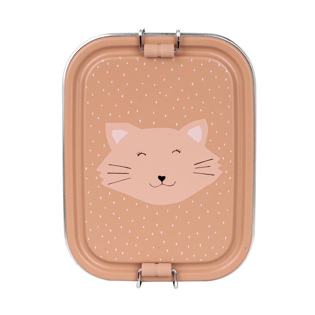 Animal Friends Stainless Steel Lunch Box - Durable & Safe for Kids by Trixie Baby at www.brixbailey.com