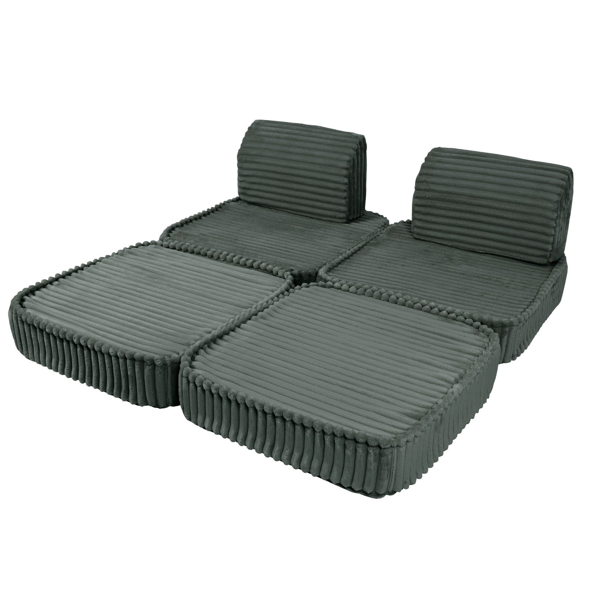 Small Kids Sofa - Compact, Stylish & Comfortable - Versatile & Safe for Play by MeowBaby at www.brixbailey.com