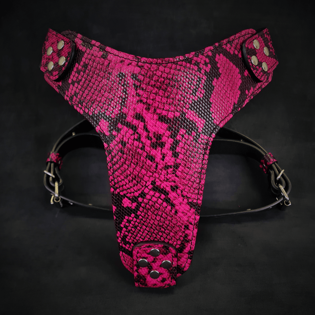 Rock Python Pink Dog Harness