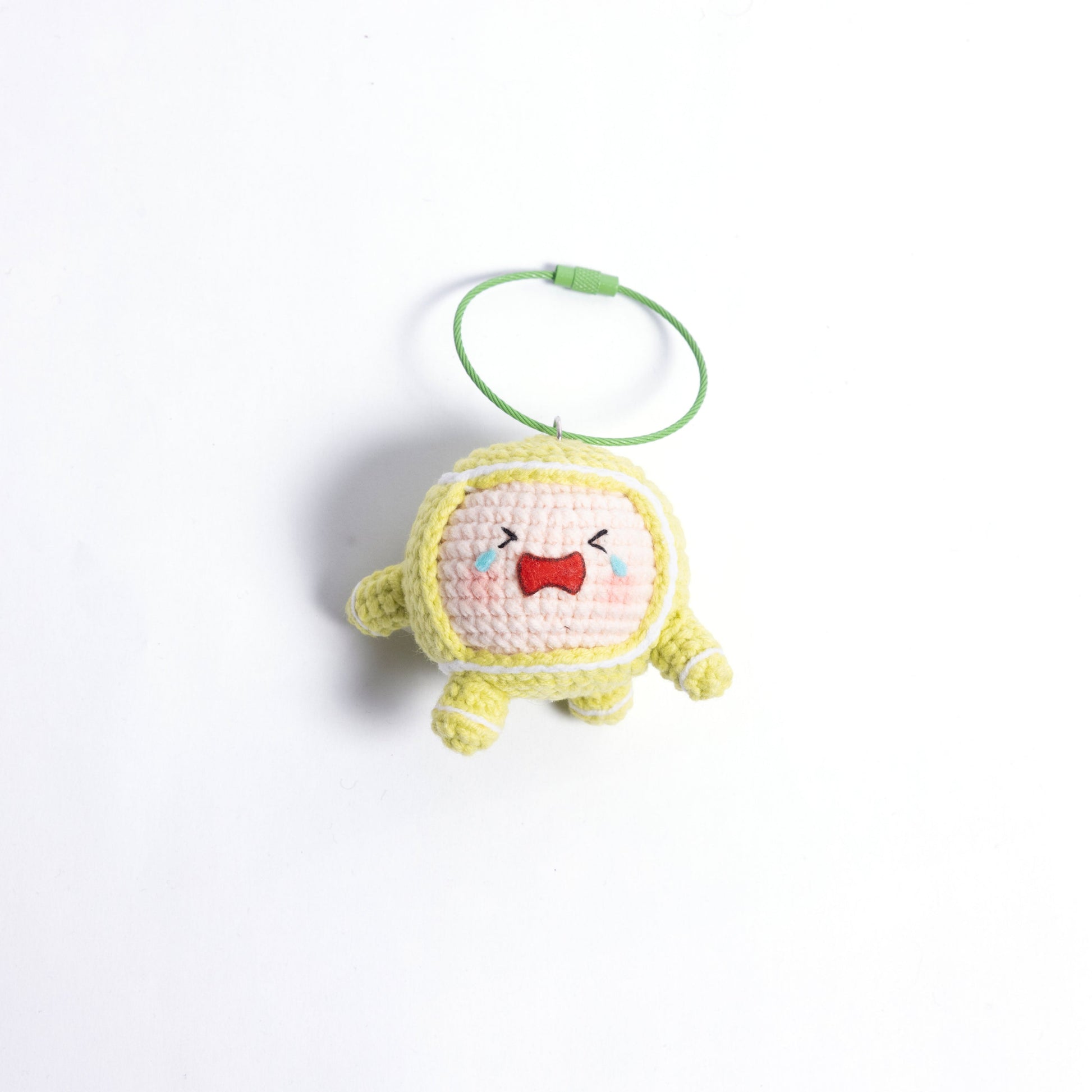 Tennis Ball and Racket Bag Charm Key Chain