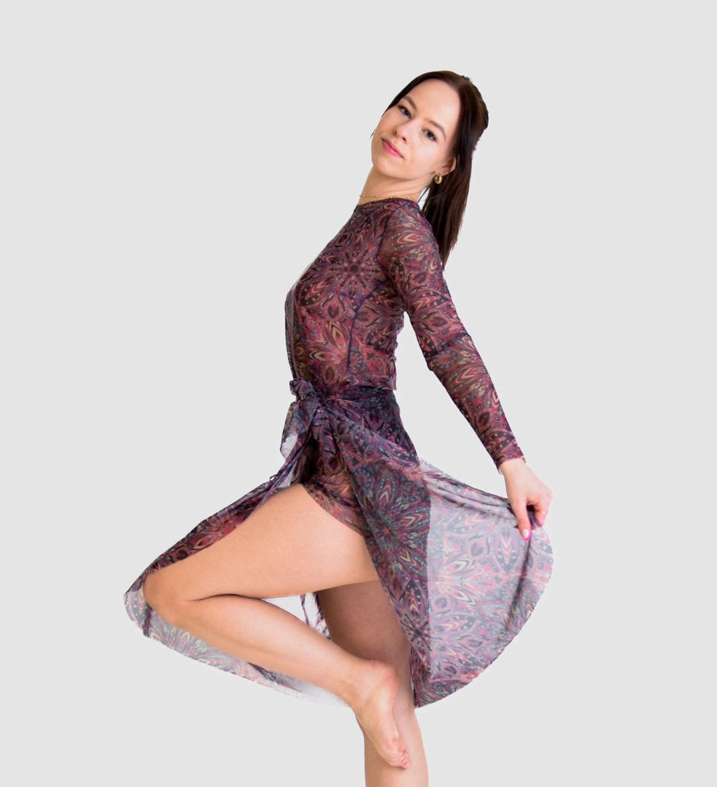 The SMARTTAN Terracotta Mandala Tan Through Sarong - Perfect Beach Accessory with UV Protection by Smarttan at www.brixbailey.com