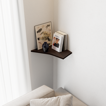 Birch Plywood Corner Shelf – Stylish & Space-Saving by Ewart Woods at www.brixbailey.com