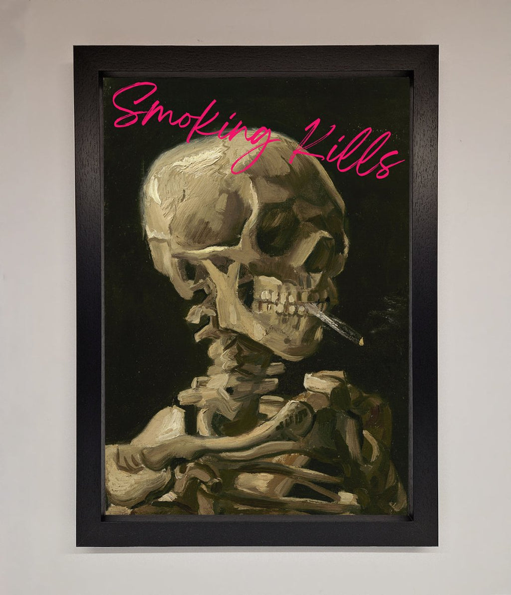 Smoking Kills Framed Wall Art