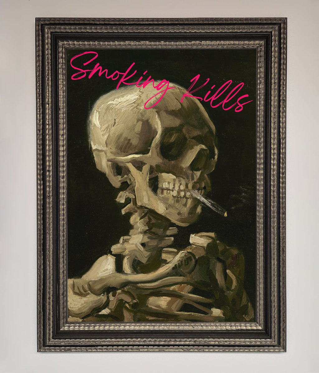 Smoking Kills Framed Wall Art