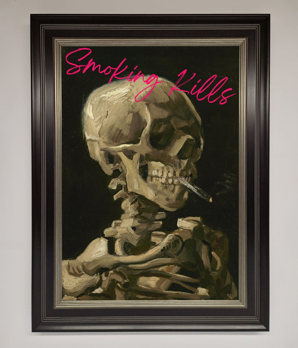 Smoking Kills Framed Wall Art