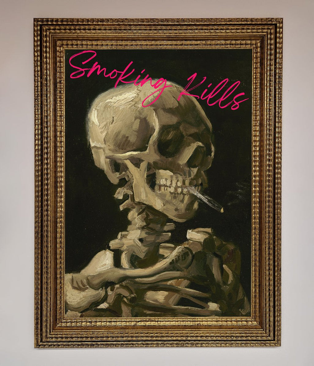 Smoking Kills Framed Wall Art