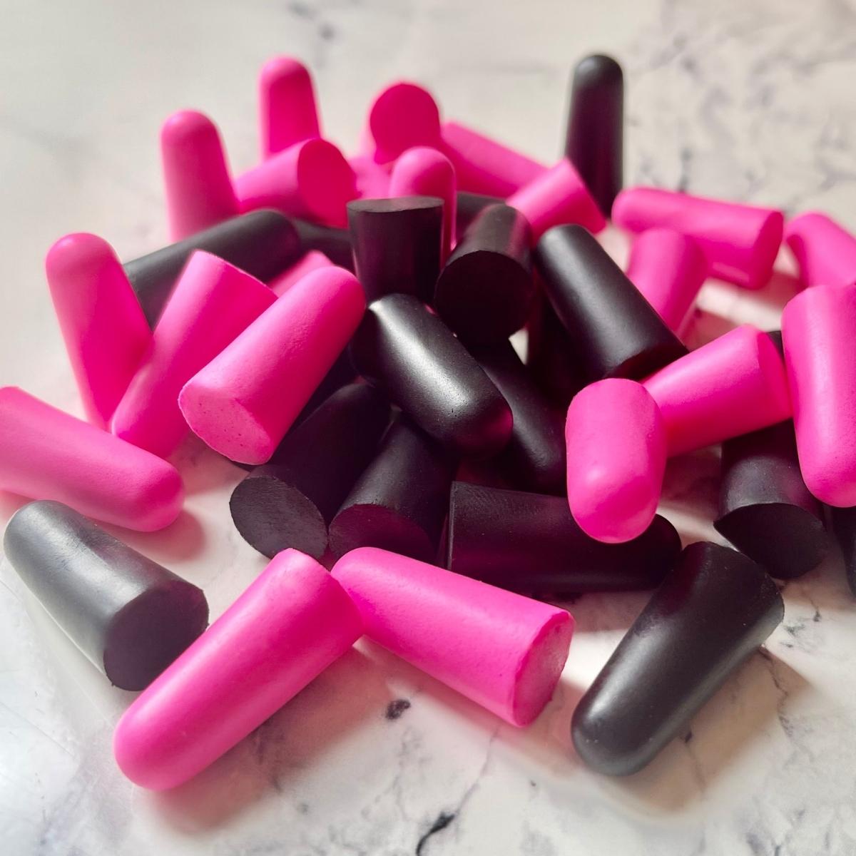 Memory Foam Earplugs Bright Pink 5 packs