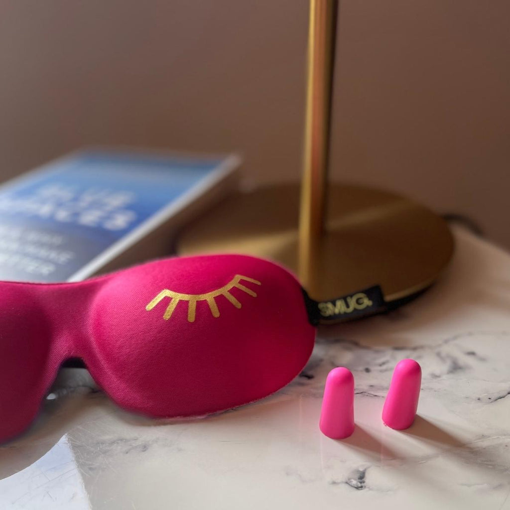 Memory Foam Earplugs in Black and Pink