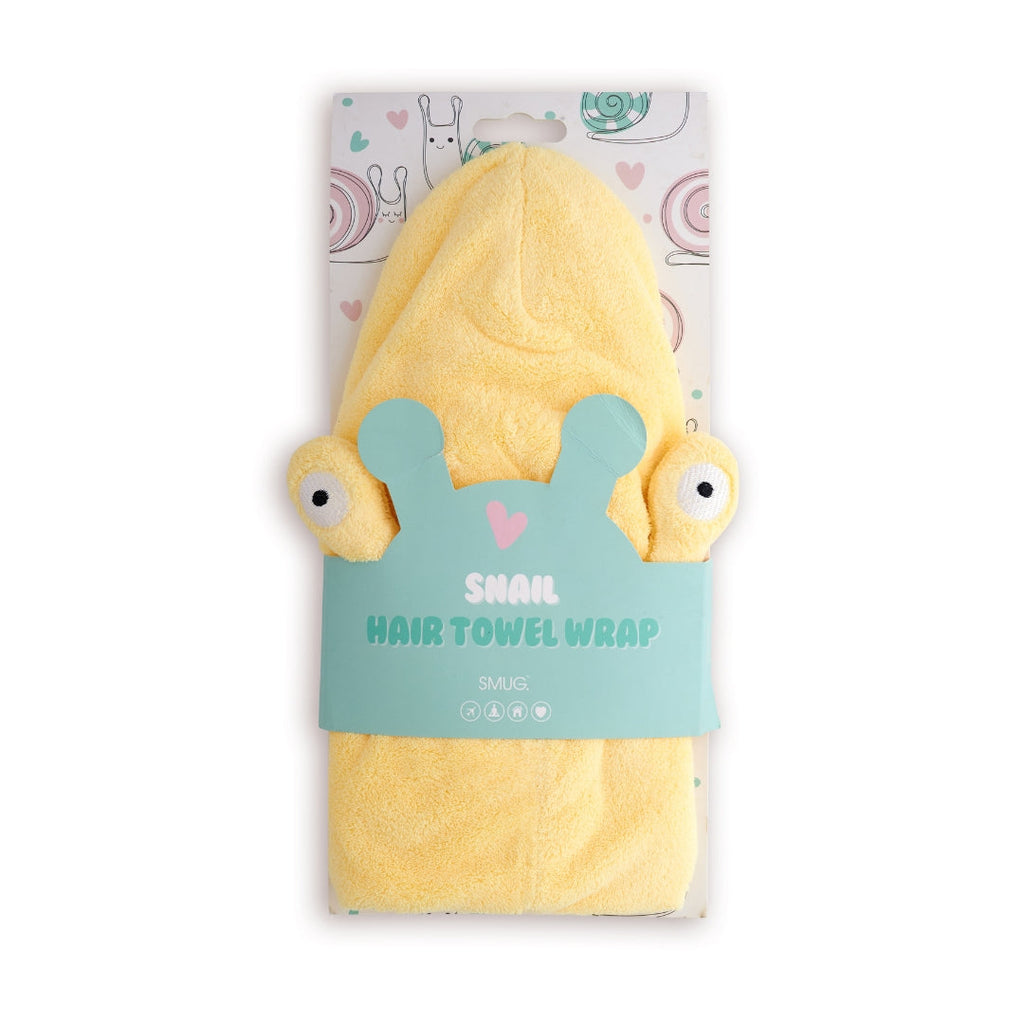 Snail Hair Towel Wrap