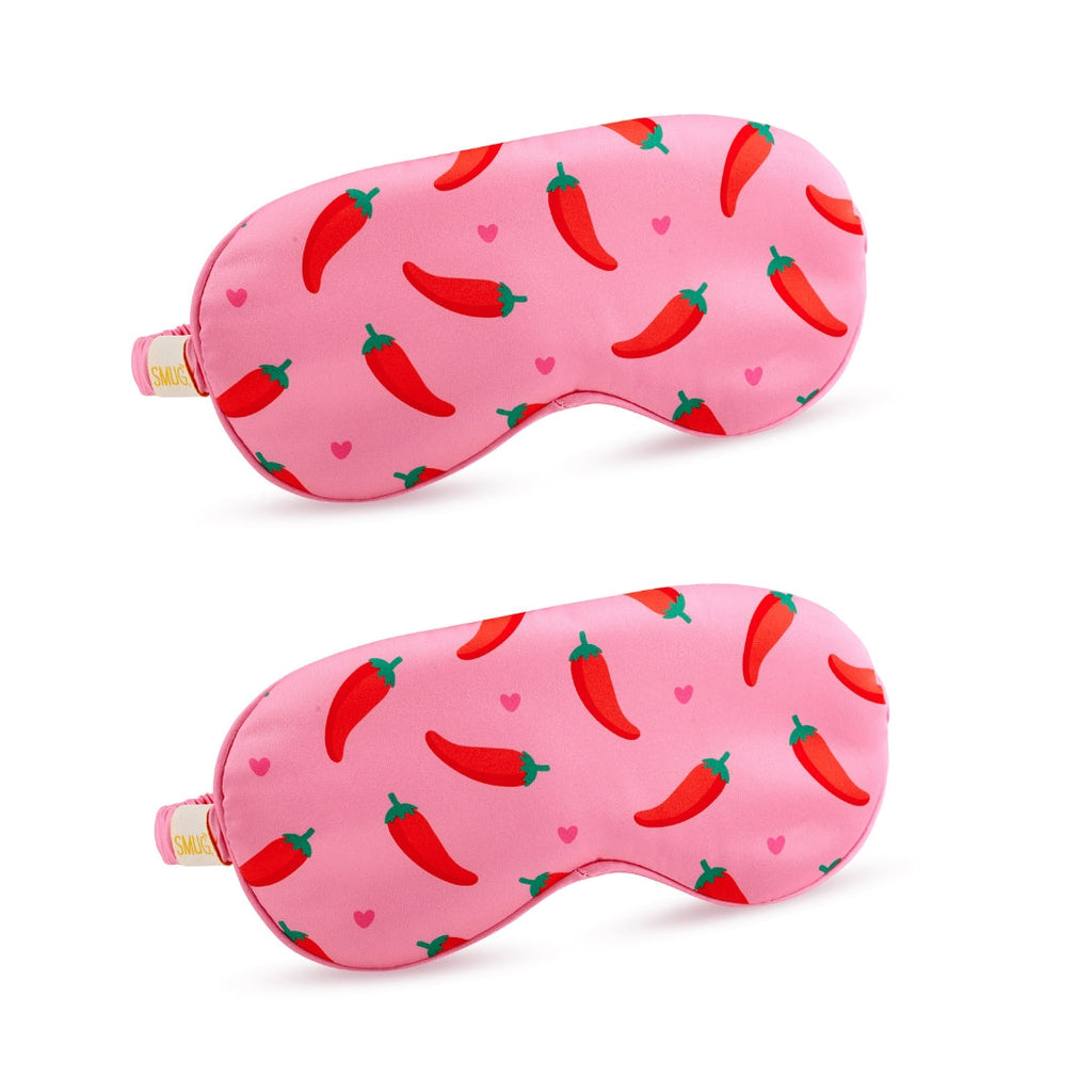 Satin Sleep Mask Twin Pack Sets in Various Designs