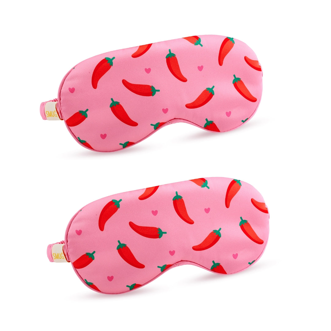 Satin Sleep Mask Twin Pack Sets in Various Designs
