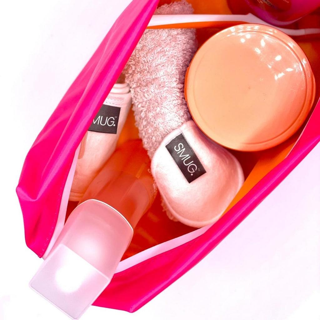 Bright Pink Wash Bag