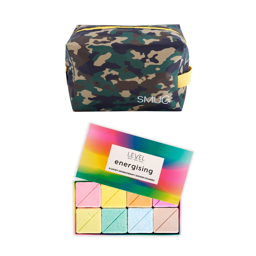 Wake Up Wash Bag Set in Various Prints