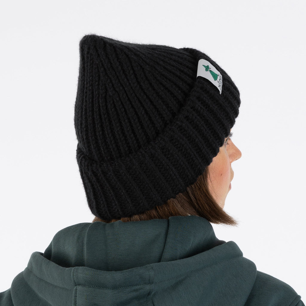 Snufkin Chunky Beanie - Black