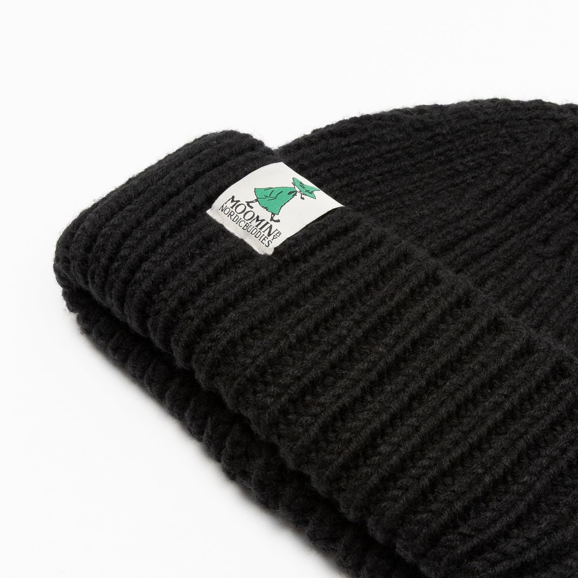 Snufkin Chunky Beanie - Black