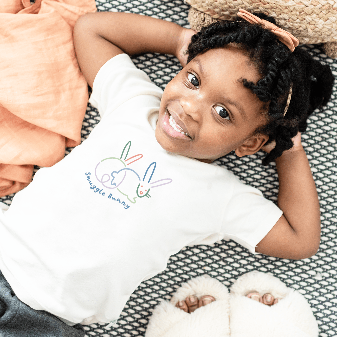 Snuggle Bunny Graphic Tee for Toddlers