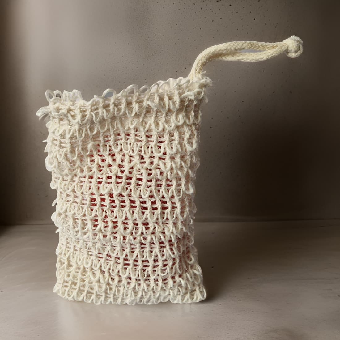 Linen Exfoliating Soap Saver Bag