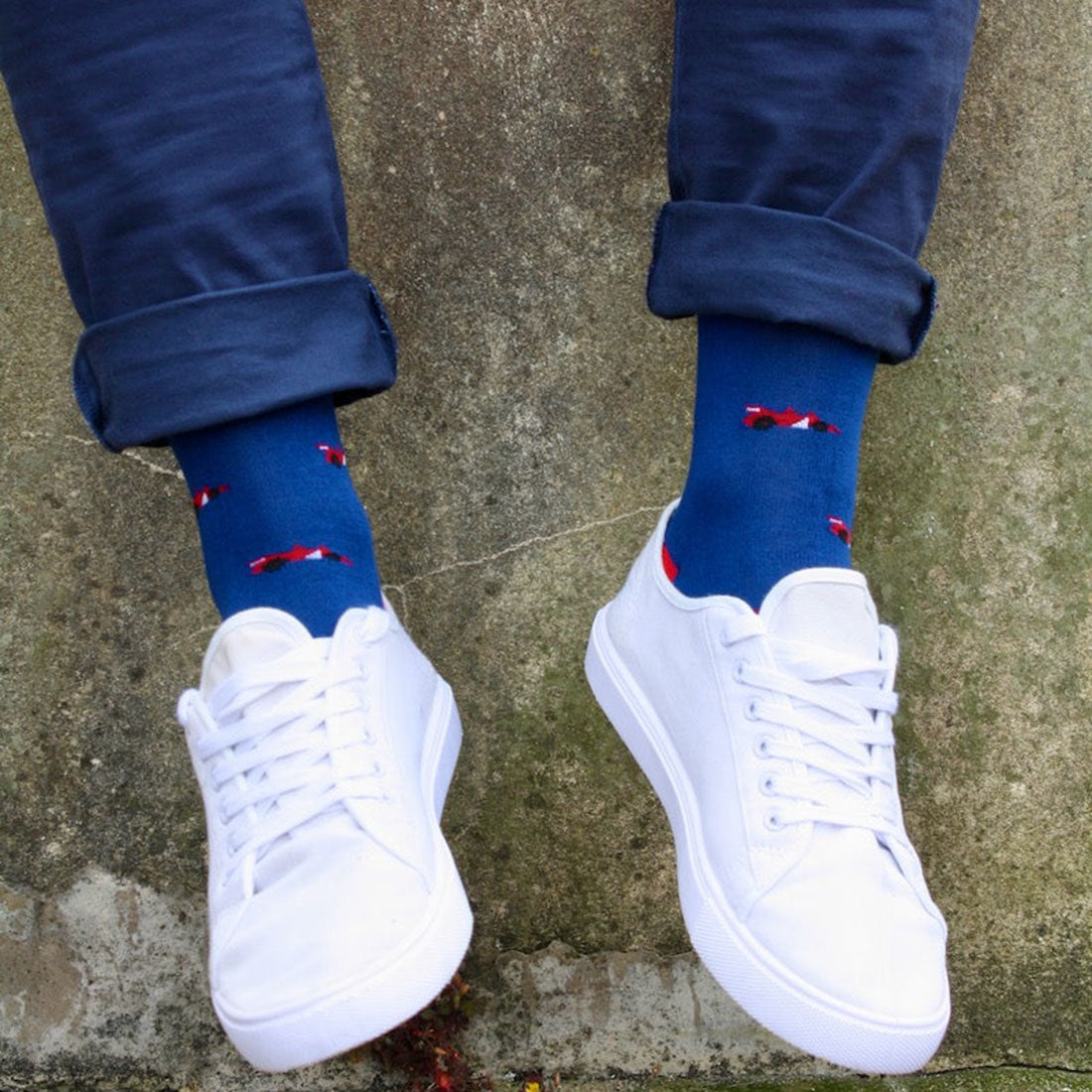 Racing Cars Matching Bamboo Socks for Adults and Children