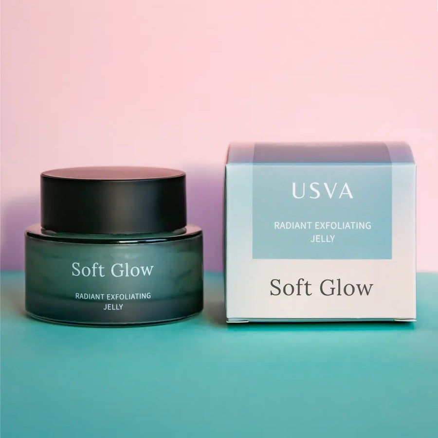 Luxurious Soft Glow Face Scrub – Deep Cleanse & Radiant Skin by Usva Cosmetics at www.brixbailey.com