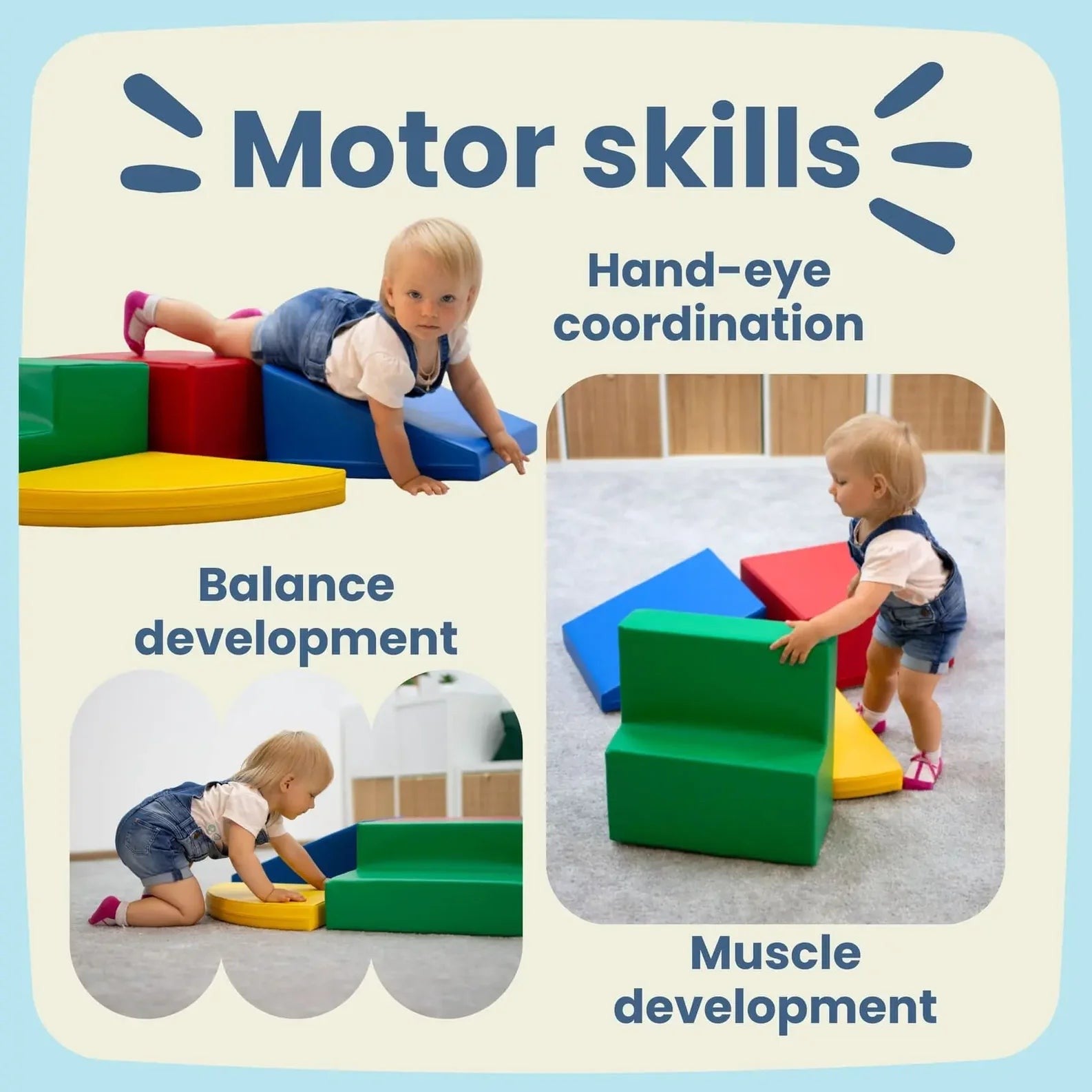 grey banana rocking toy for kids - durable foam, eco-leather, promoting balance and fun