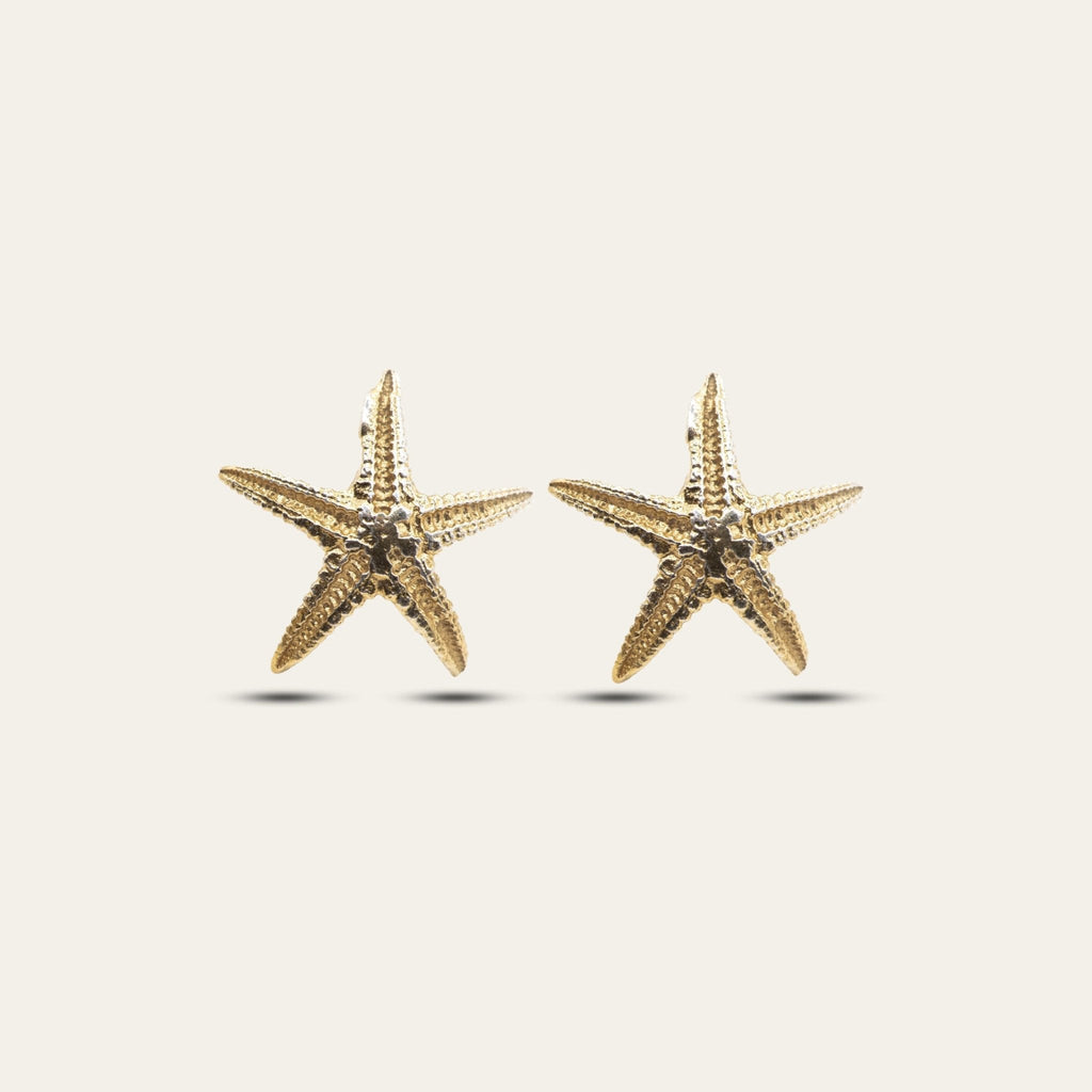 Dainty Gold Starfish Studs
