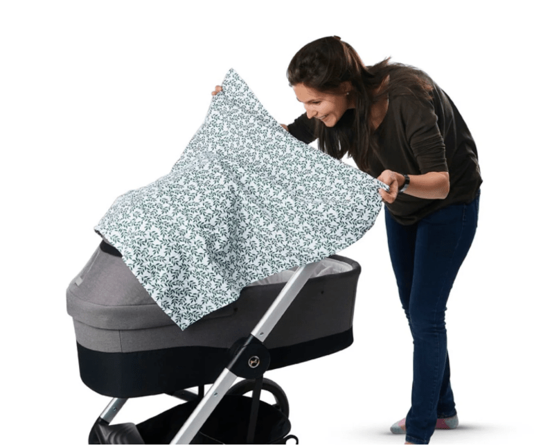 Four Coloured Muslin Swaddles Gift Set