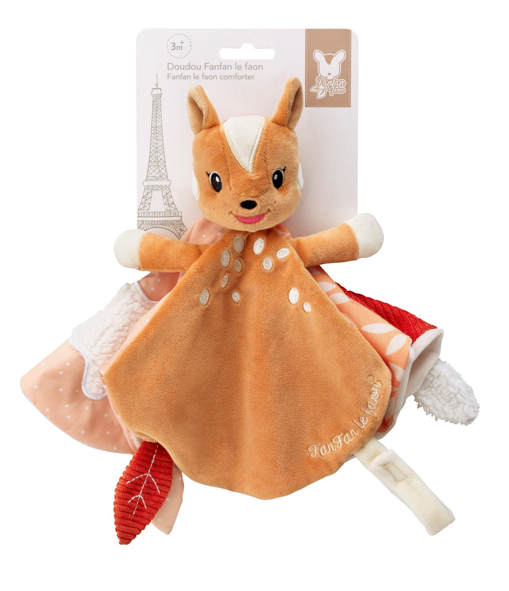FanFan the Fawn Comforter with Pacifier Holder