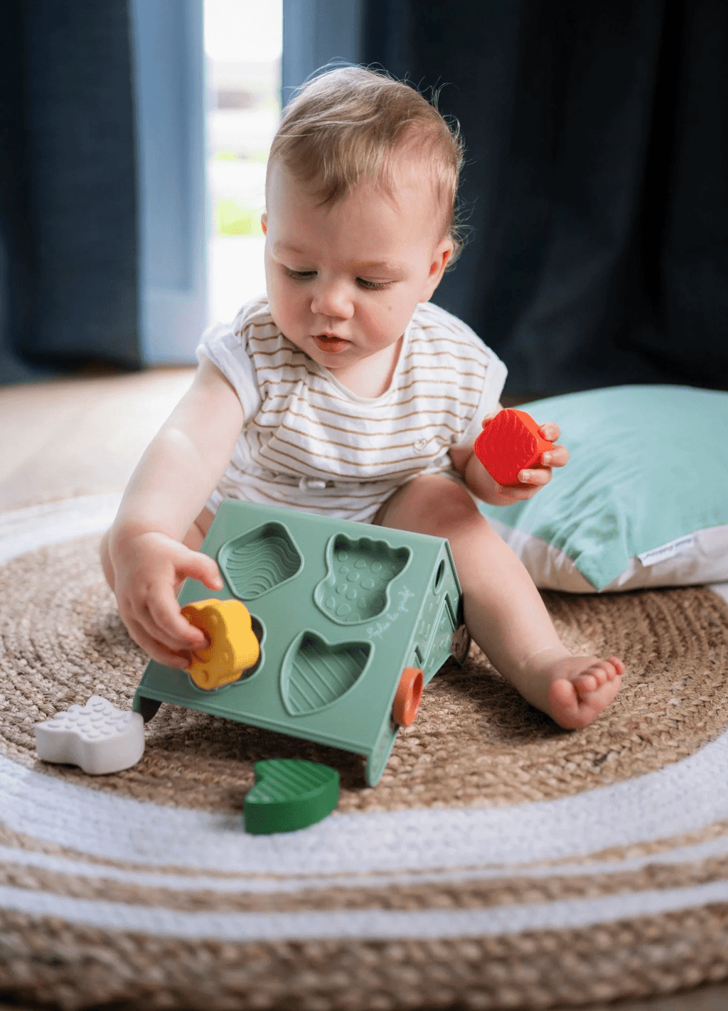 My First Toys to Handle - Balancing Abacus and Shape Sorter Set
