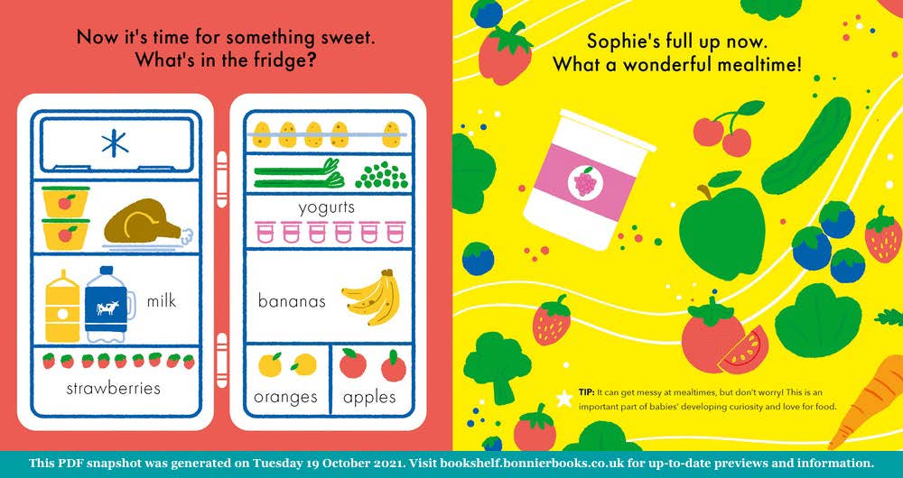 Sophie Has Lunch Board Book with Textured Pages