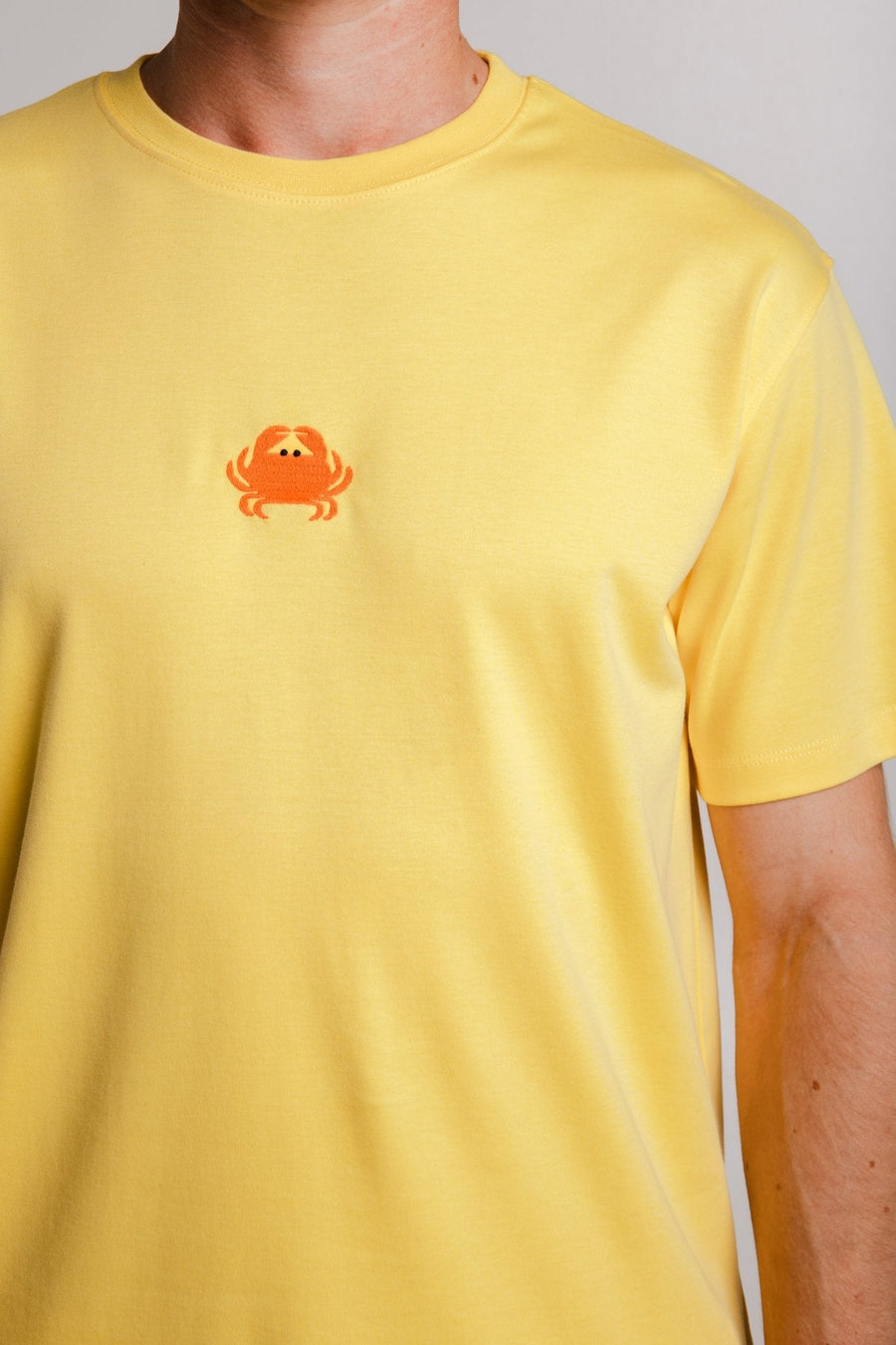 Crab Heavy T-shirt - Yellow