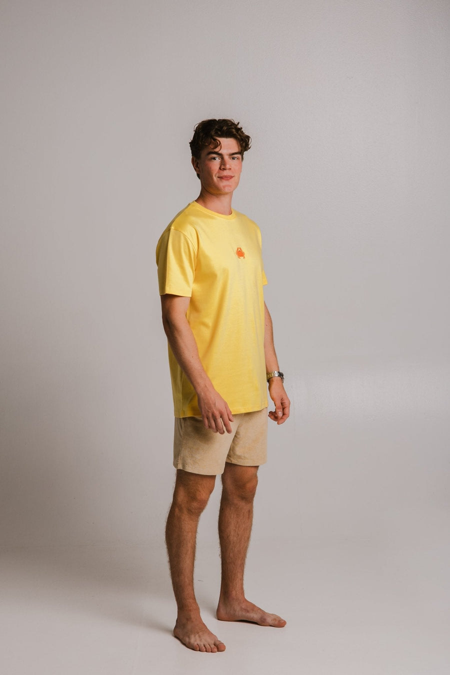 Crab Heavy T-shirt - Yellow