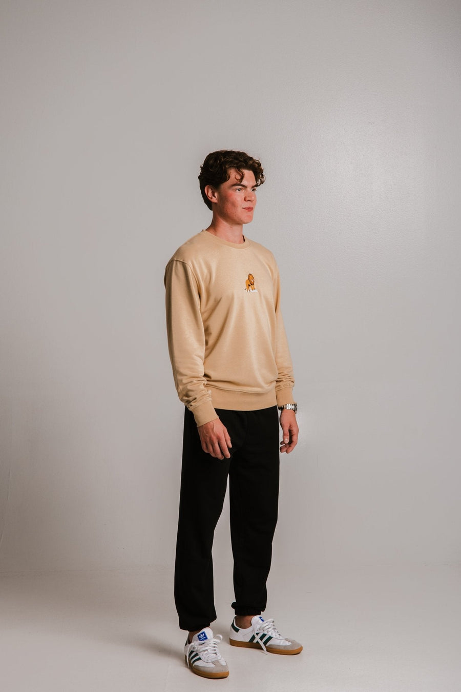 Soft Fleece Embroidered Sweatshirt – Relaxed & Unisex Fit by Sossu at www.brixbailey.com