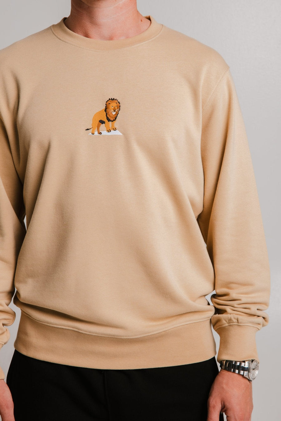 Embroidered Unisex Sweatshirt – Soft Fleece, Relaxed Fit by Sossu at www.brixbailey.com