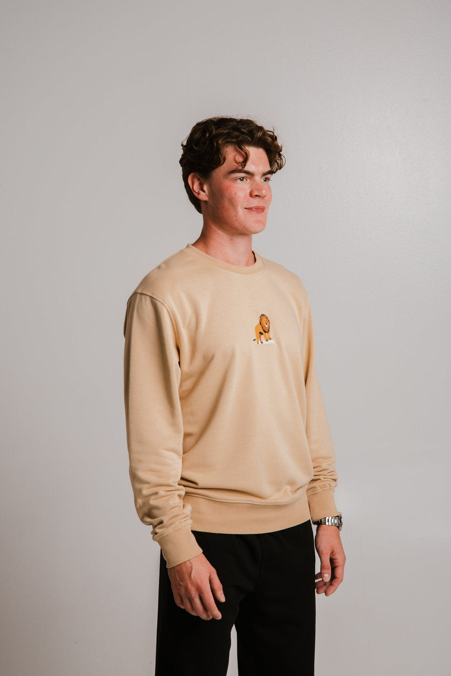 Unisex Embroidered Fleece Sweatshirt – Relaxed & Eco-Friendly by Sossu at www.brixbailey.com