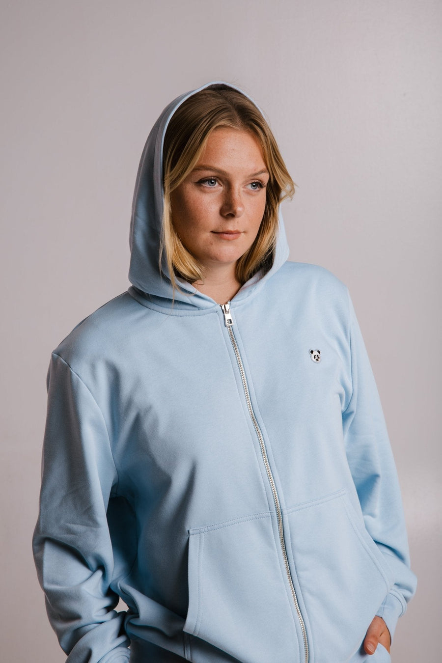 Unisex Soft Fleece Hoodie – Eco-Friendly, Embroidered Comfort by Sossu at www.brixbailey.com