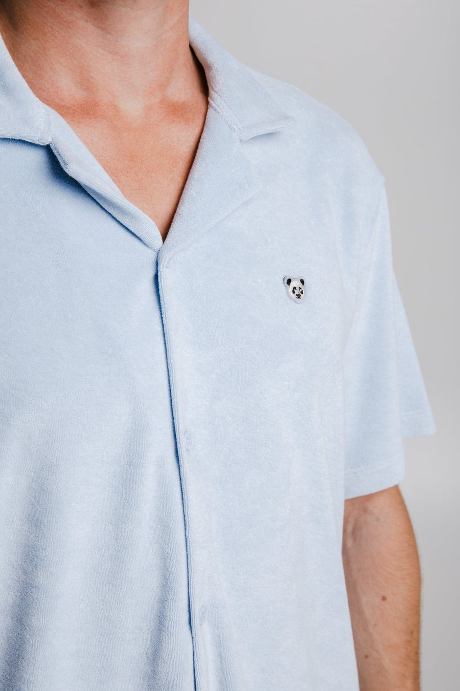 Embroidered Terry Shirt – Unisex, Relaxed-Fit, Eco-Friendly by Sossu at www.brixbailey.com