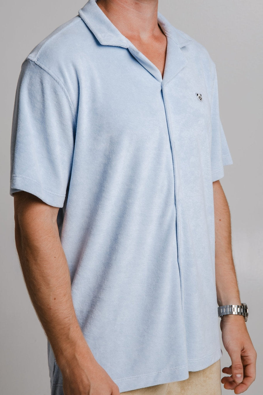 Embroidered Terry Shirt – Relaxed Fit, Unisex & Eco-Friendly by Sossu at www.brixbailey.com