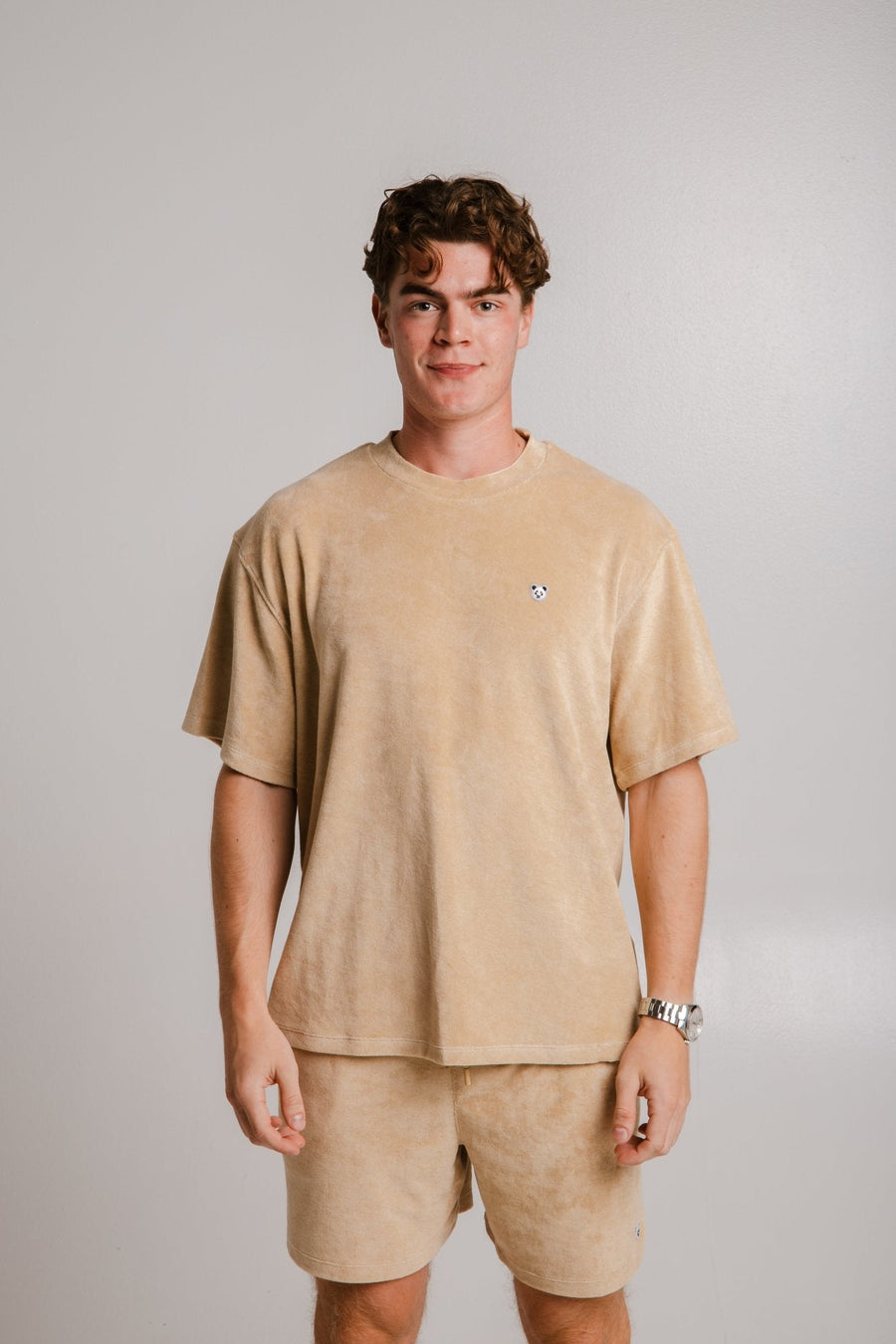 Embroidered Terry Unisex T-Shirt – Oversize & Eco-Friendly by Sossu at www.brixbailey.com