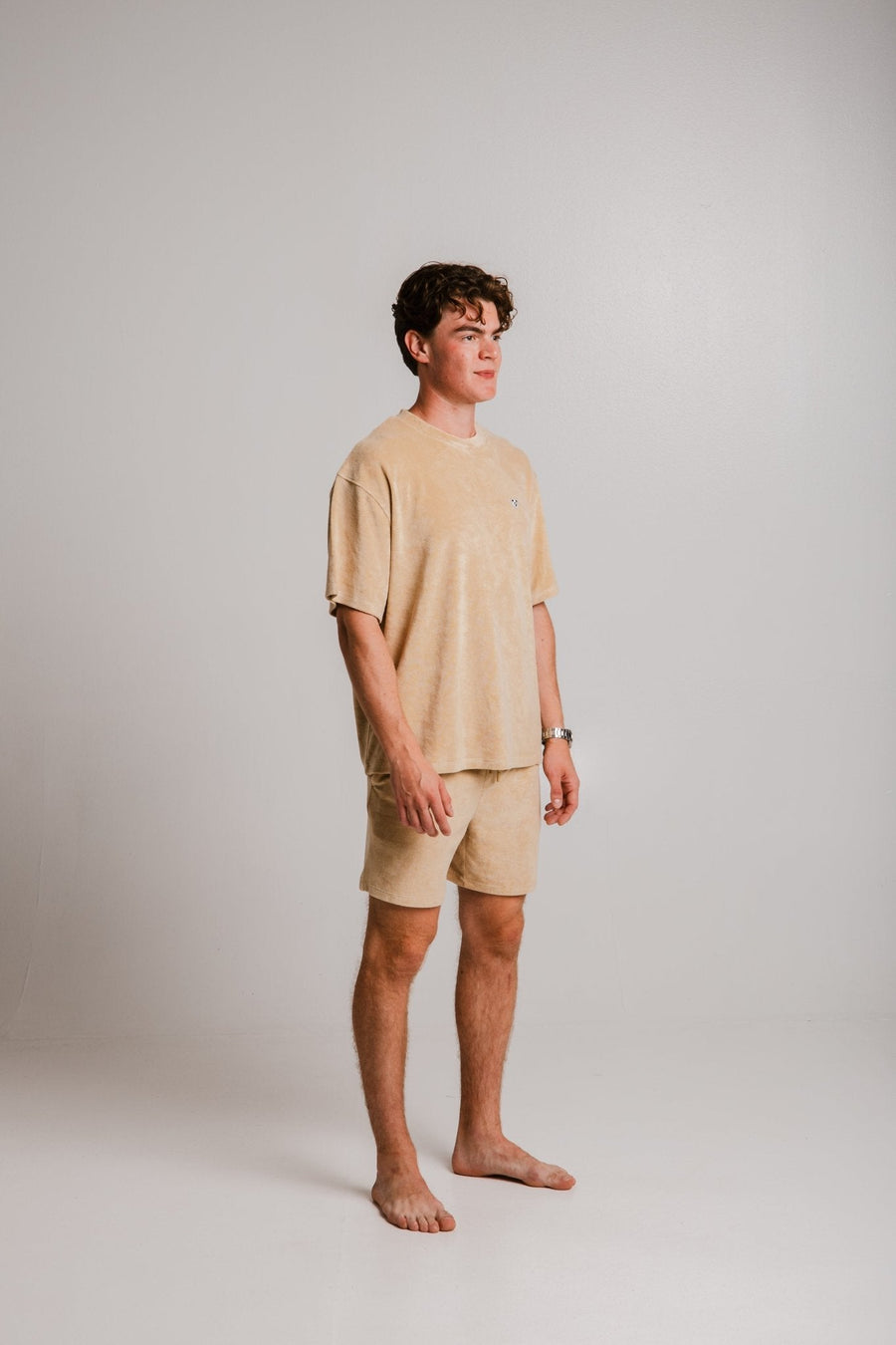 Unisex Oversized Terry T-Shirt – Embroidered & Eco-Friendly by Sossu at www.brixbailey.com