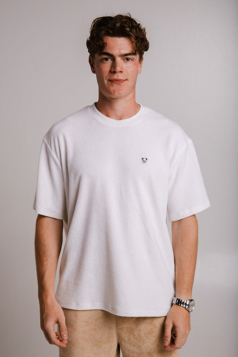 Embroidered Terry Fabric T-Shirt – Unisex, Sustainable & Stylish by Sossu at www.brixbailey.com