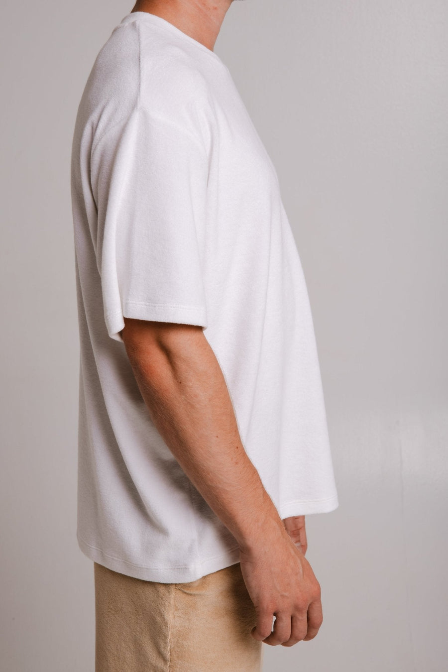 Embroidered Terry Unisex T-Shirt – Eco-Friendly & Comfortable by Sossu at www.brixbailey.com