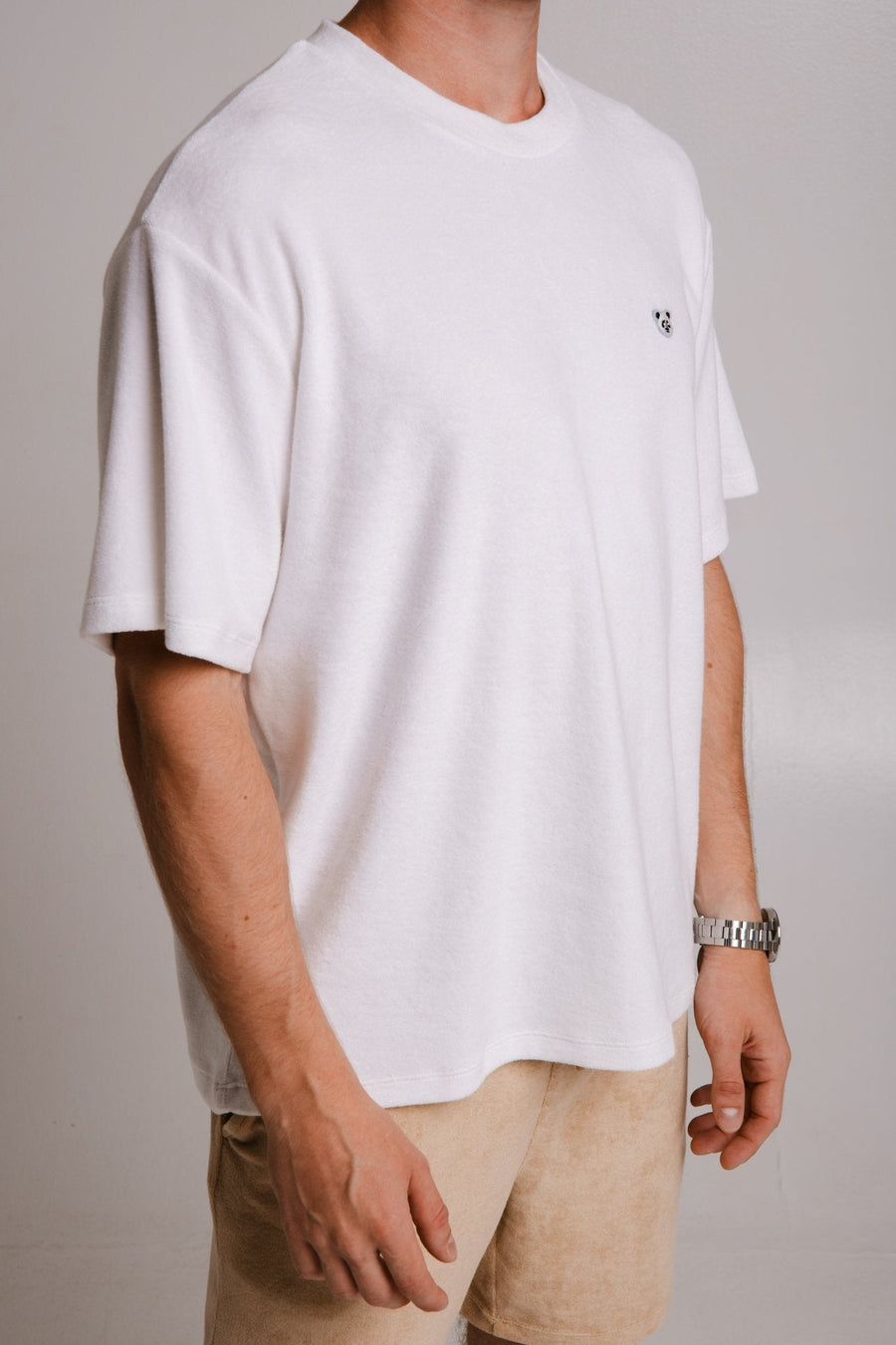 Embroidered Terry Unisex T-Shirt – Eco-Friendly & Comfortable by Sossu at www.brixbailey.com