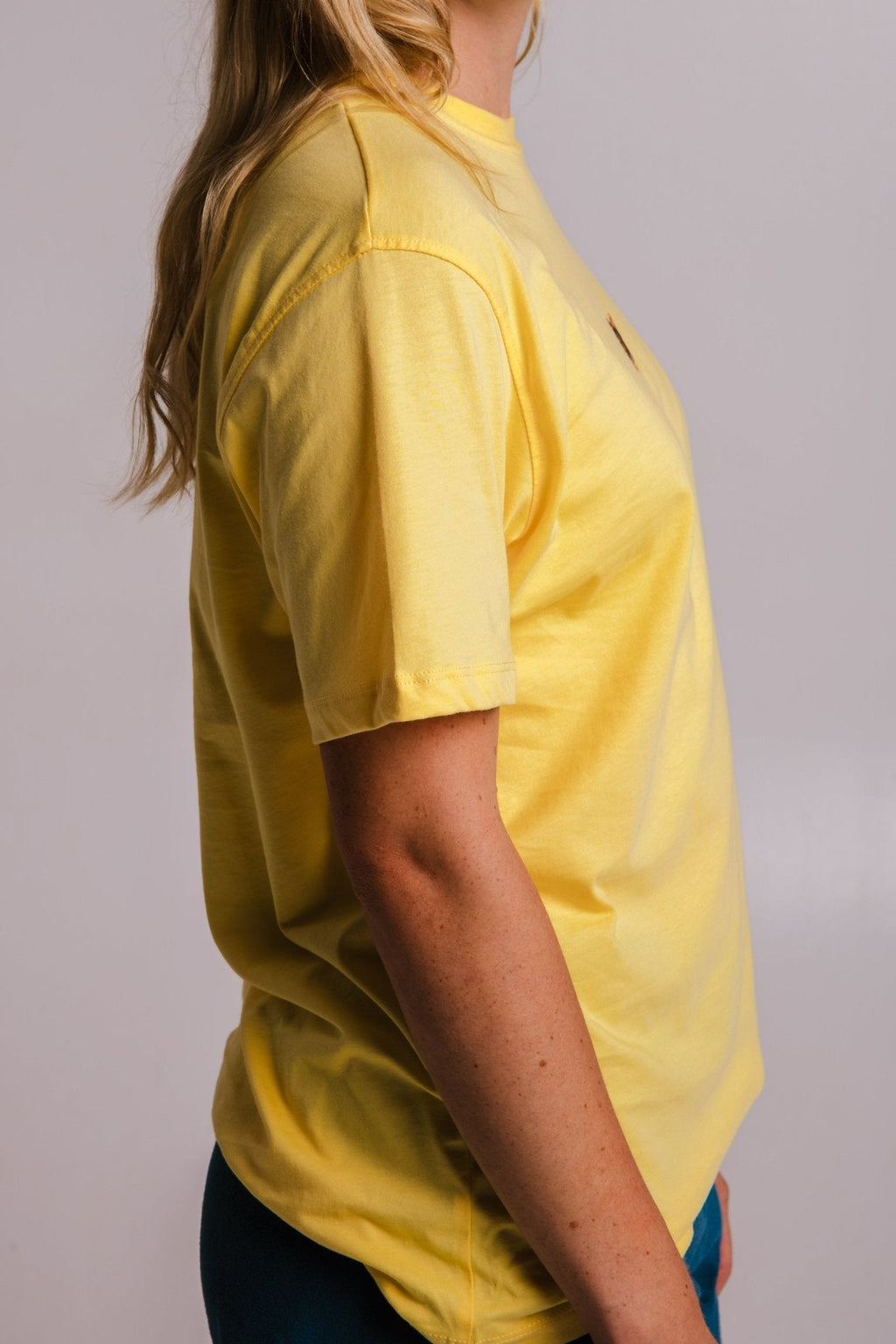 Light-weight, 100% cotton fabric, embroidered, regular-fit, unisex t-shirt. by Sossu at www.brixbailey.com