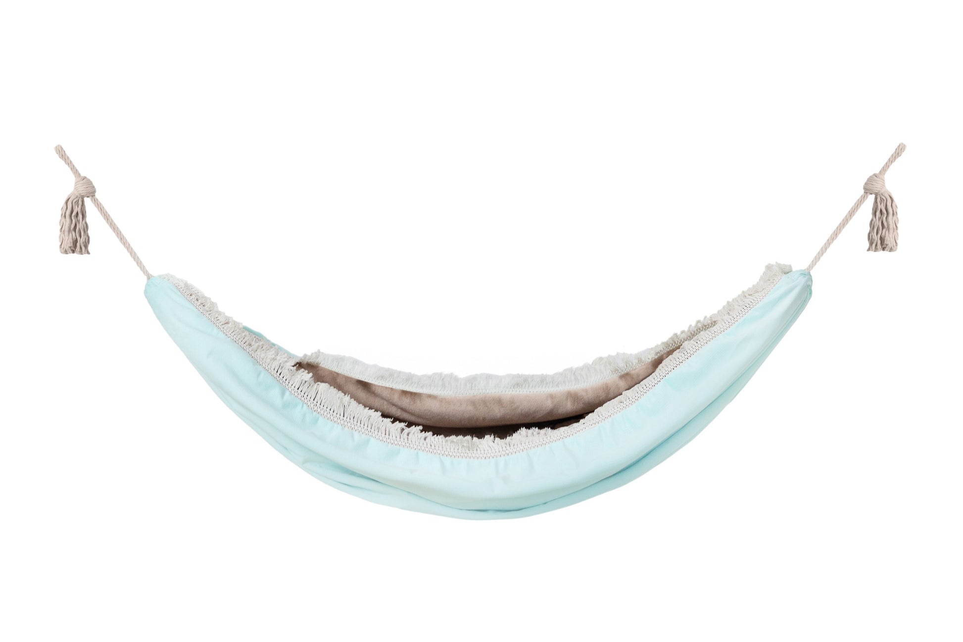 The Blue Cloud Hammock: Dreamy Comfort & Stylish Design for Ultimate Relaxation by Sówka at www.brixbailey.com