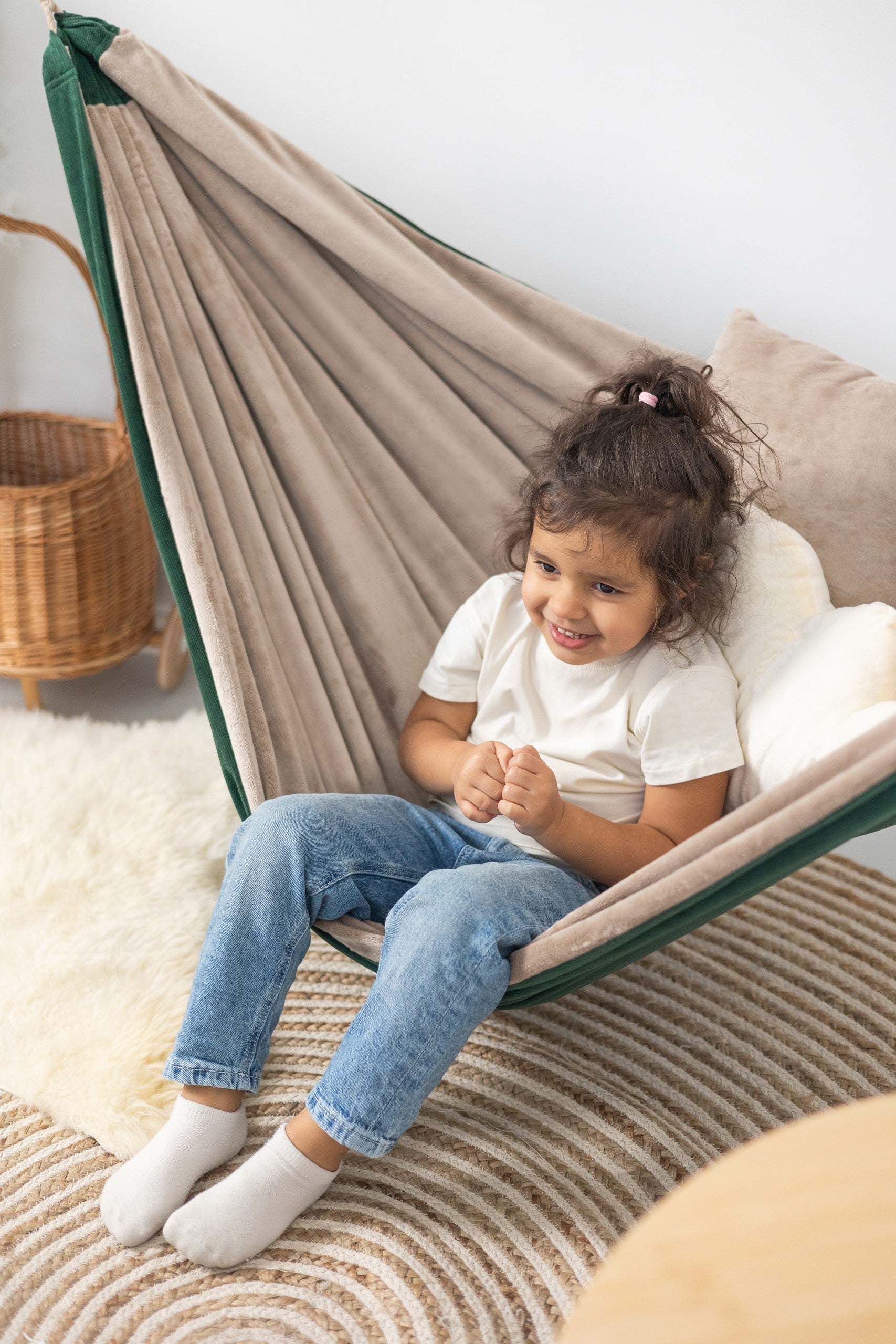The Forest Snuggle Hammock - Cozy, Safe & Durable Kids and Adults Swing by Sówka at www.brixbailey.com