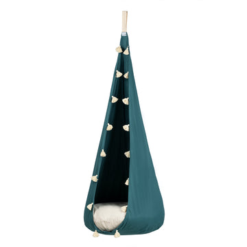 Kids' Cozy Cocoon Hammock – Fun & Safe Indoor/Outdoor Swing by Sówka at brixbailey.com