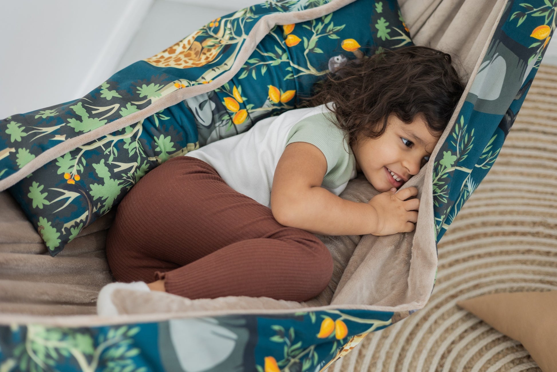 The Jungle Nap Hammock: Tribute to Nature & Family Bonding - Soft, Stylish & Safe by Sówka at www.brixbailey.com